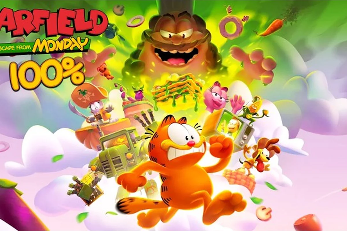 Garfield - Escape from Monday Komplettlösung: Vollständige Weltabdeckung